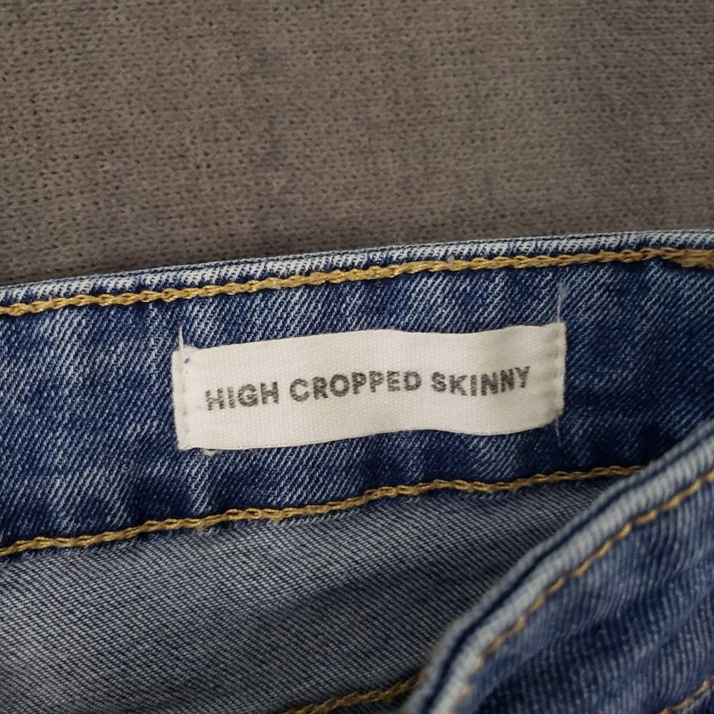 Cotton On Jeans Womens Size 6 High Cropped Skinny - Picture 8 of 11